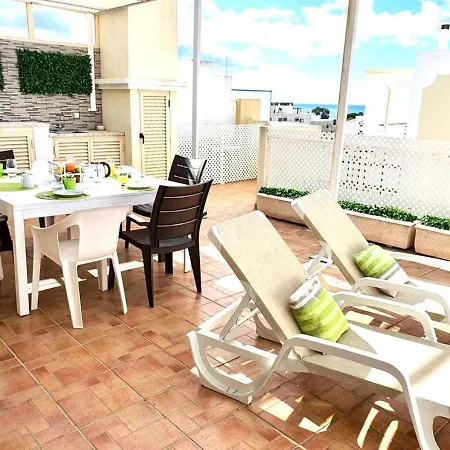 Terrace - Santa Eulália - Private Jacuzzi Albufeira